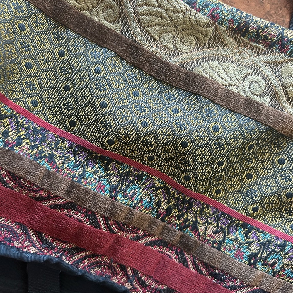 Artisan Patchwork Crossbody Bag - image 2